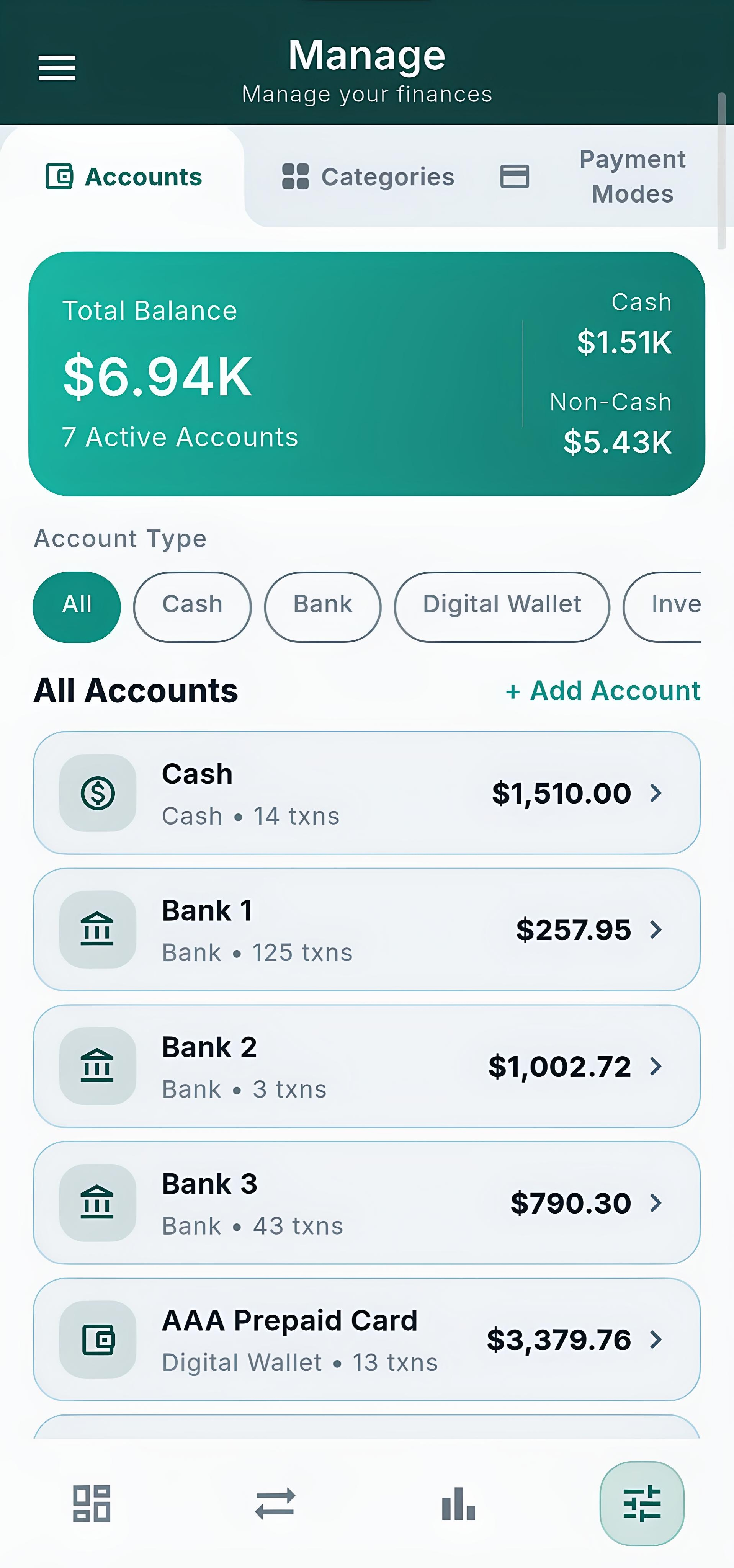 MaPa Money: Expense Tracker screenshot