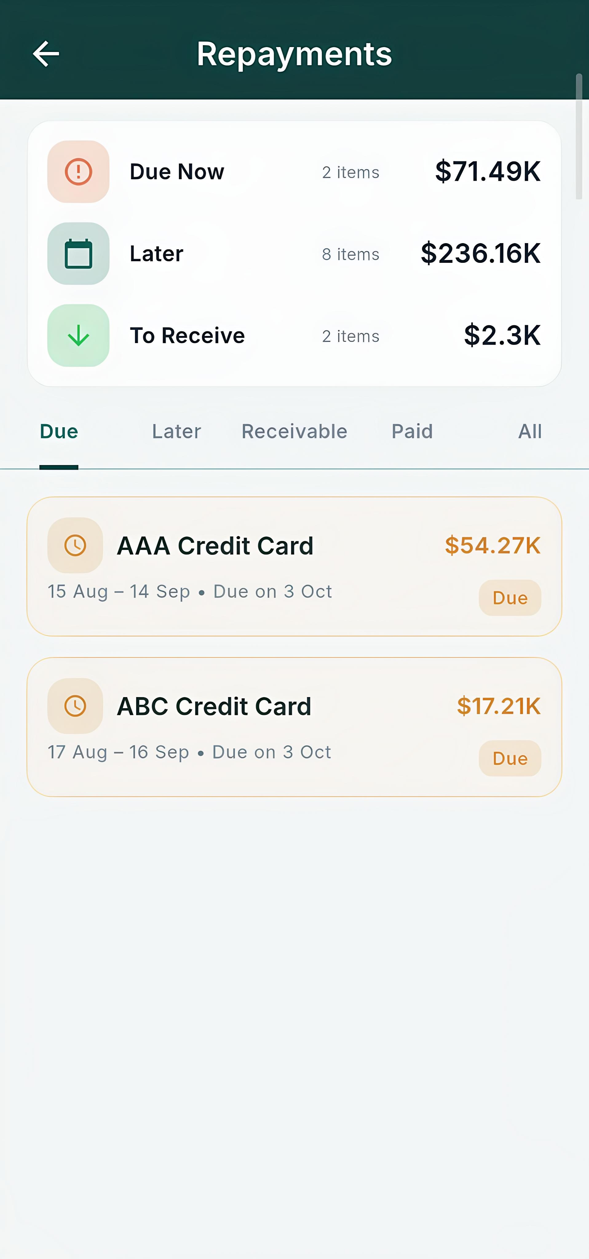 MaPa Money: Expense Tracker screenshot