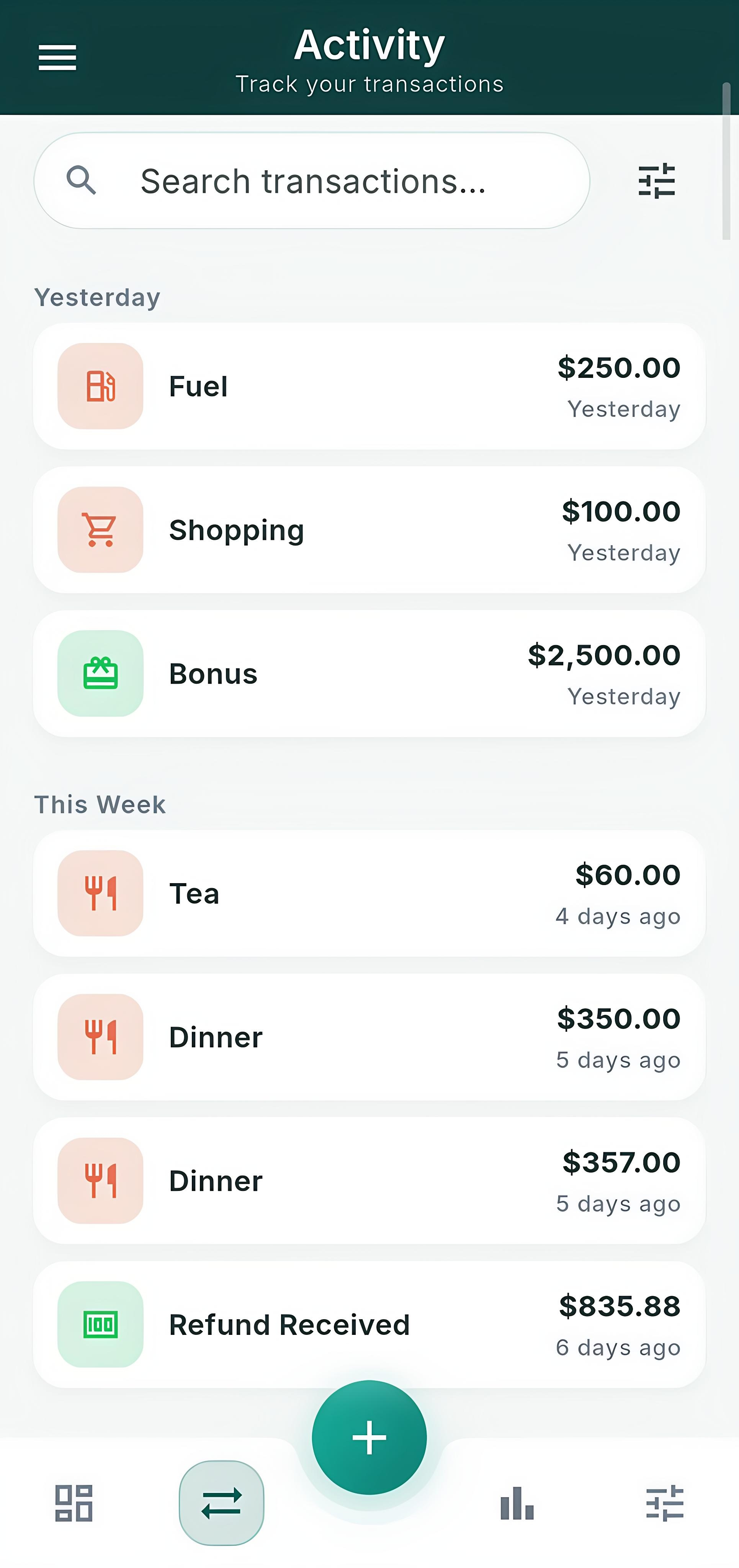 MaPa Money: Expense Tracker screenshot