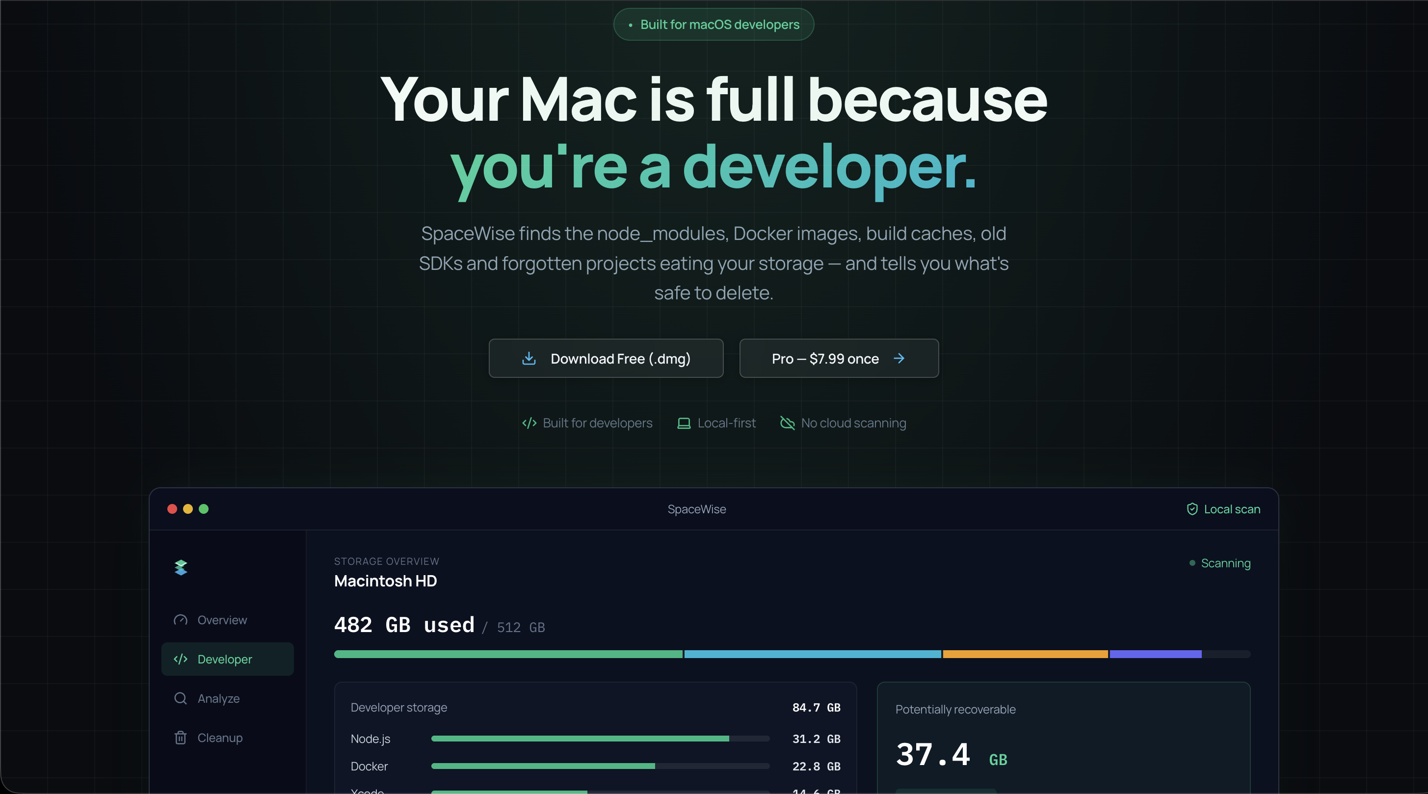 SpaceWise screenshot