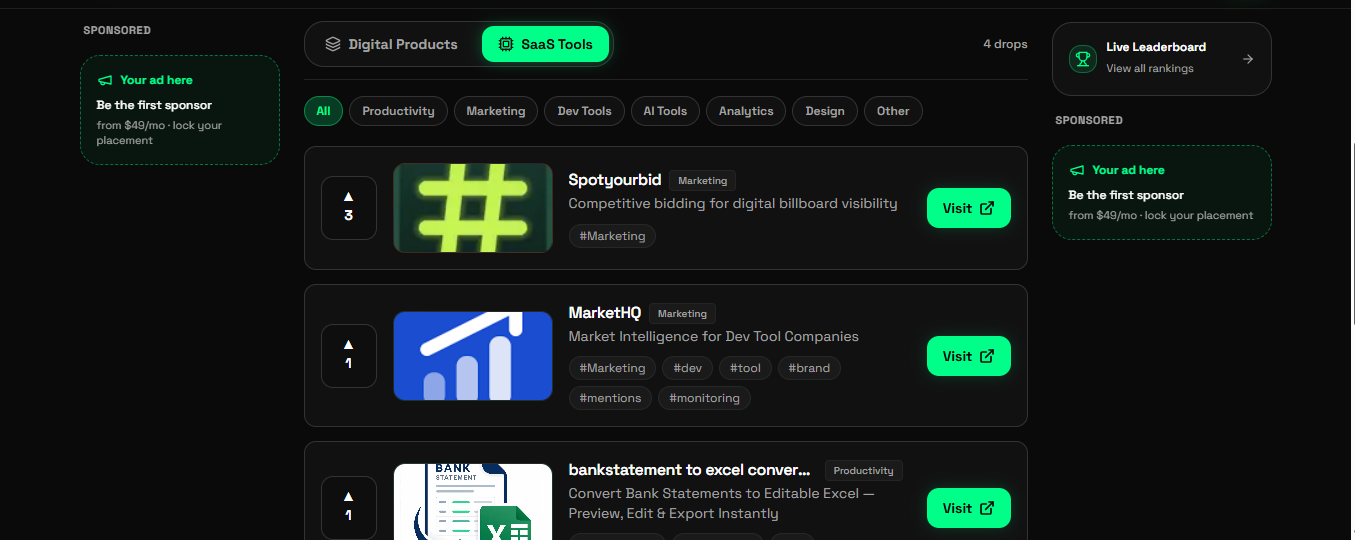 dropanda screenshot